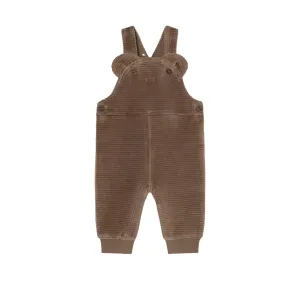 Brown Bear Corduroy Dungaree Overalls