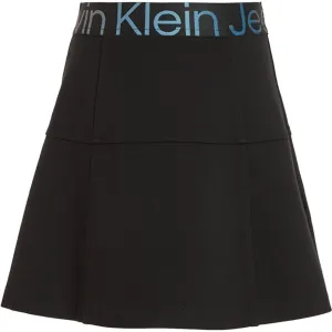 Calvin Klein Punto Tape Skirt Ck Black
