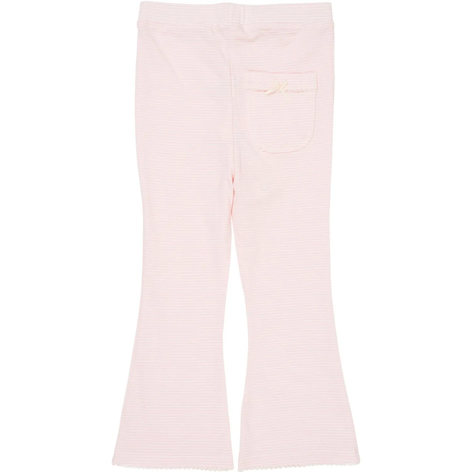 COPENHAGEN COLORS Ballerina/Cream Stripe Striped Flare Pants