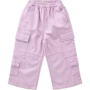 COPENHAGEN COLORS Lavender Organic Cargo Twill Pants
