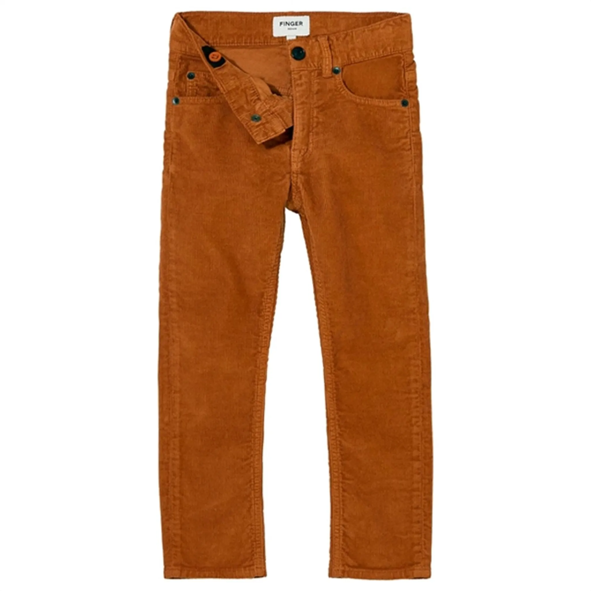 Finger In The Nose Ewan Tobacco Cord 5 Pocket Comfort Fit Jeans