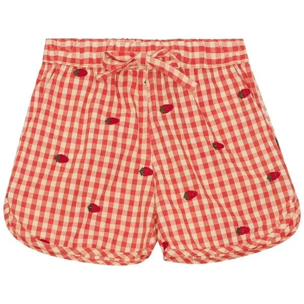 Flss Molly Shorts Berry Gingham