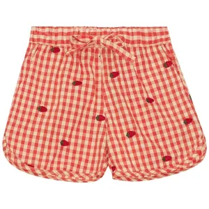 Flss Molly Shorts Berry Gingham
