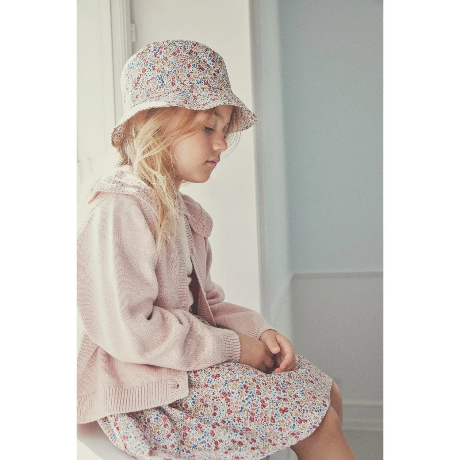 Huttelihut Sepia Rose Skirt In Liberty Fabric