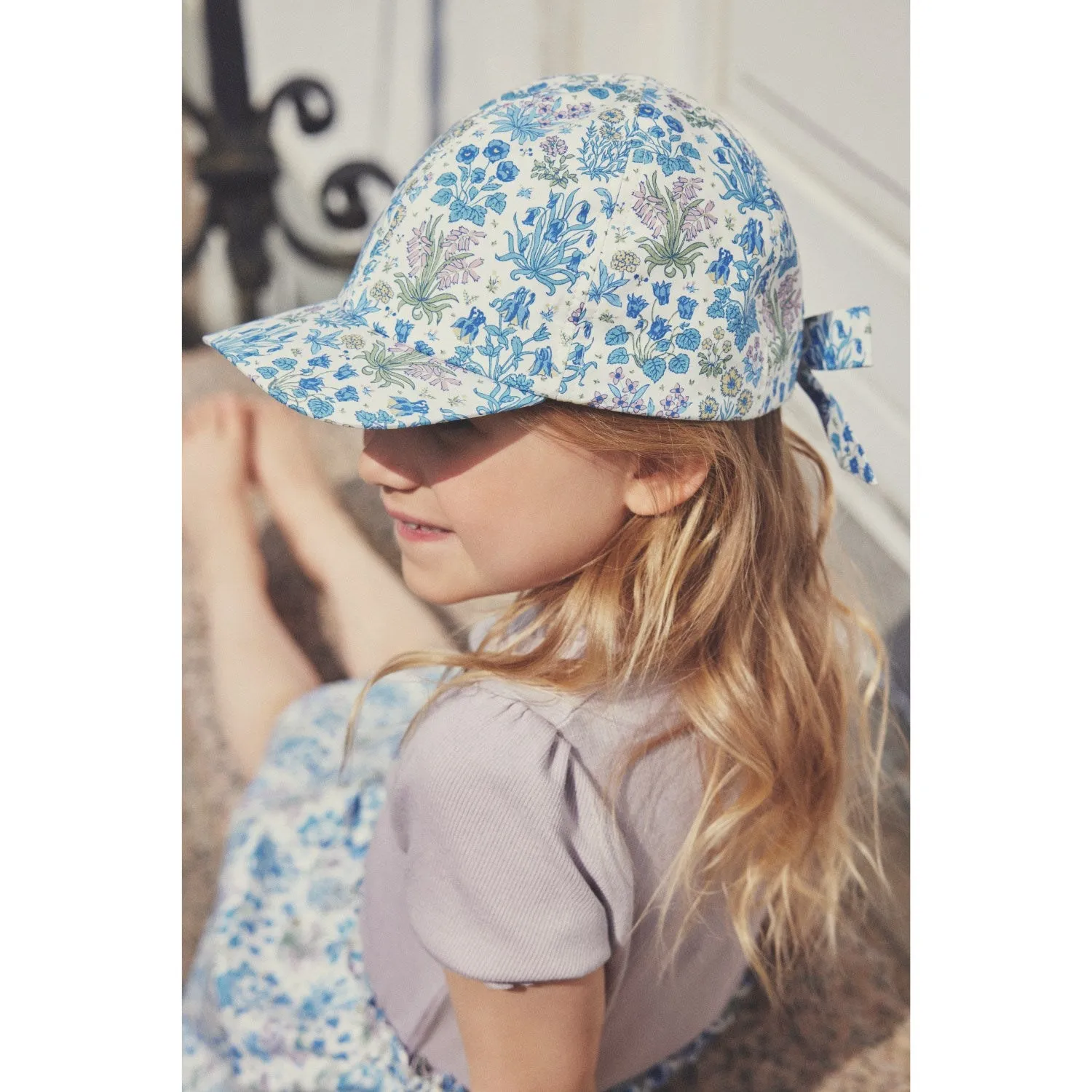 Huttelihut Soft Chambray Skirt In Liberty Fabric
