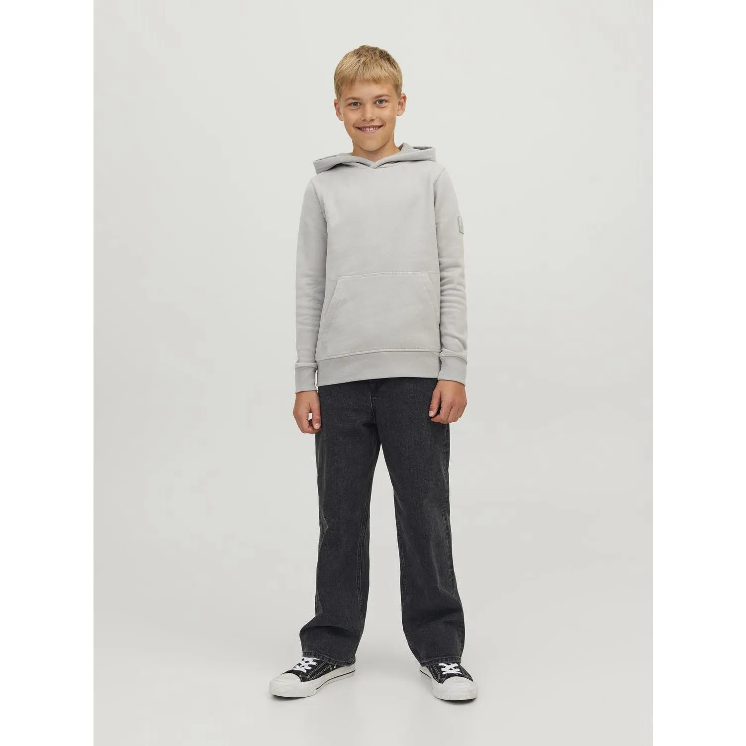 Jack & Jones Junior Black Denim Alex Original Mf 823 Jeans Noos
