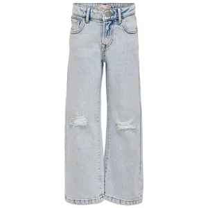 Kids ONLY Light Blue Denim Megan Wide Jeans