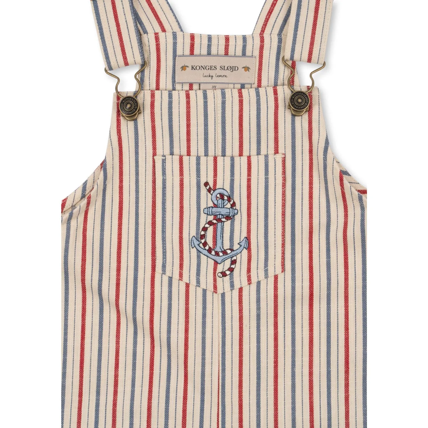 Konges Sljd Antique Stripe Marlon Overall Gots