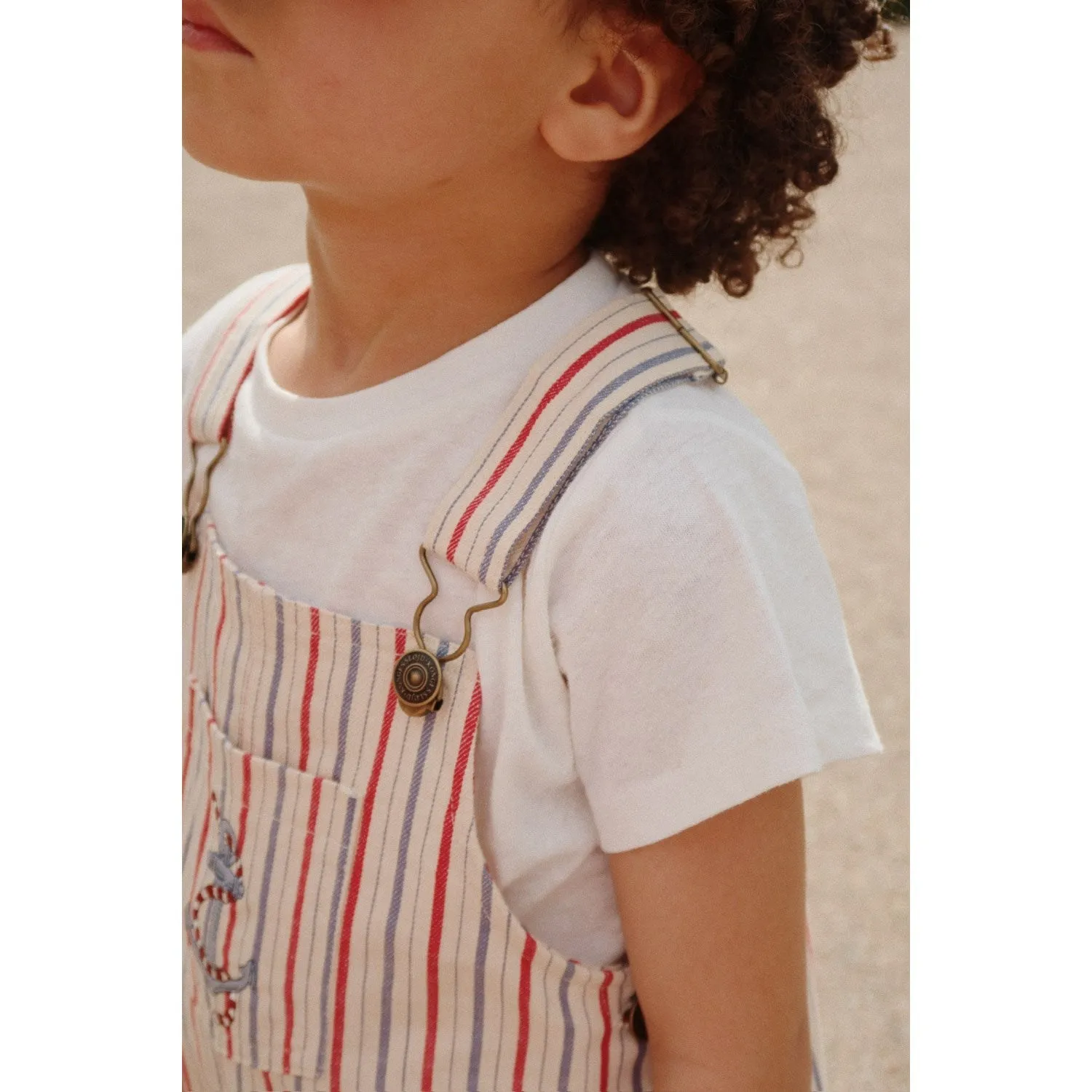 Konges Sljd Antique Stripe Marlon Overall Gots