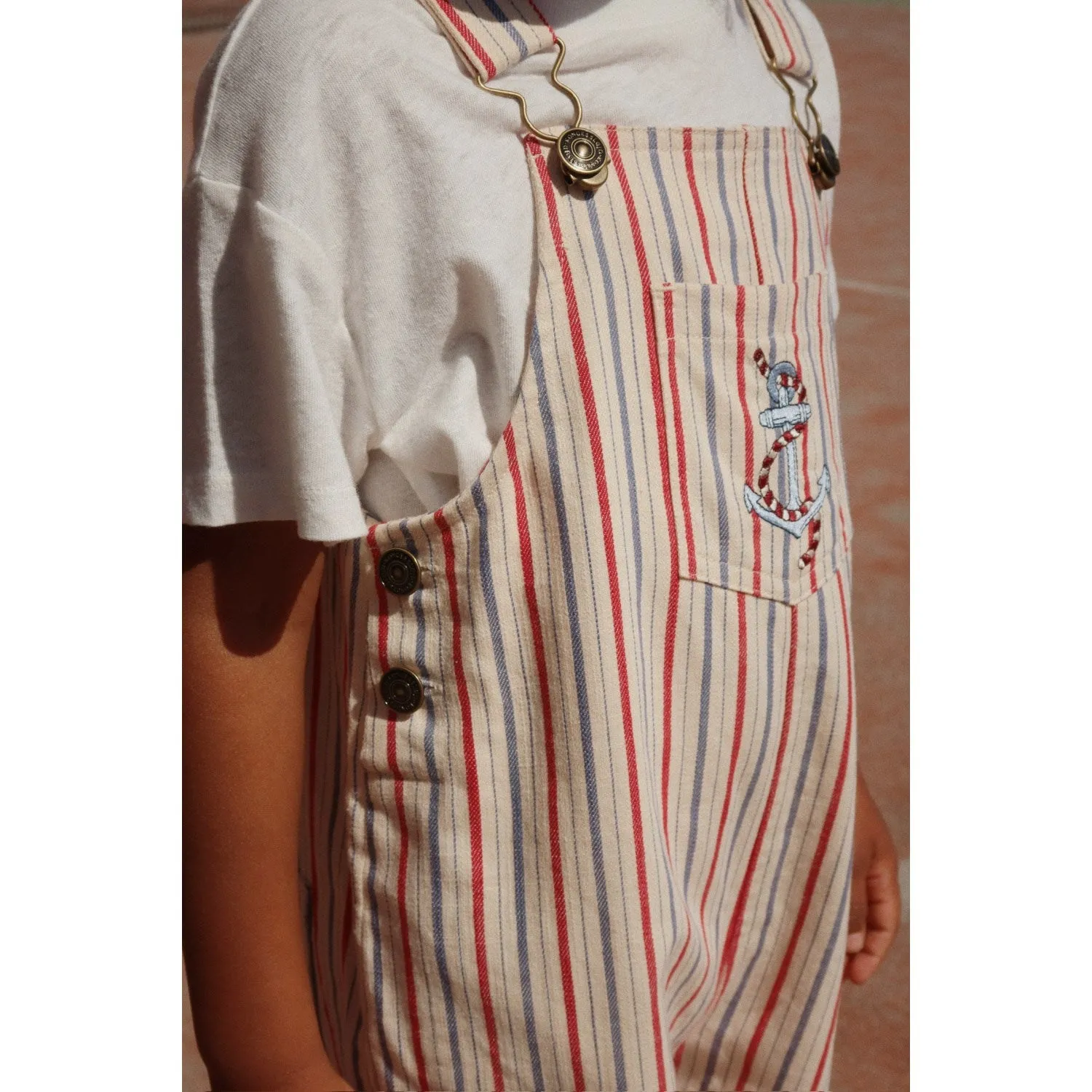 Konges Sljd Antique Stripe Marlon Overall Gots