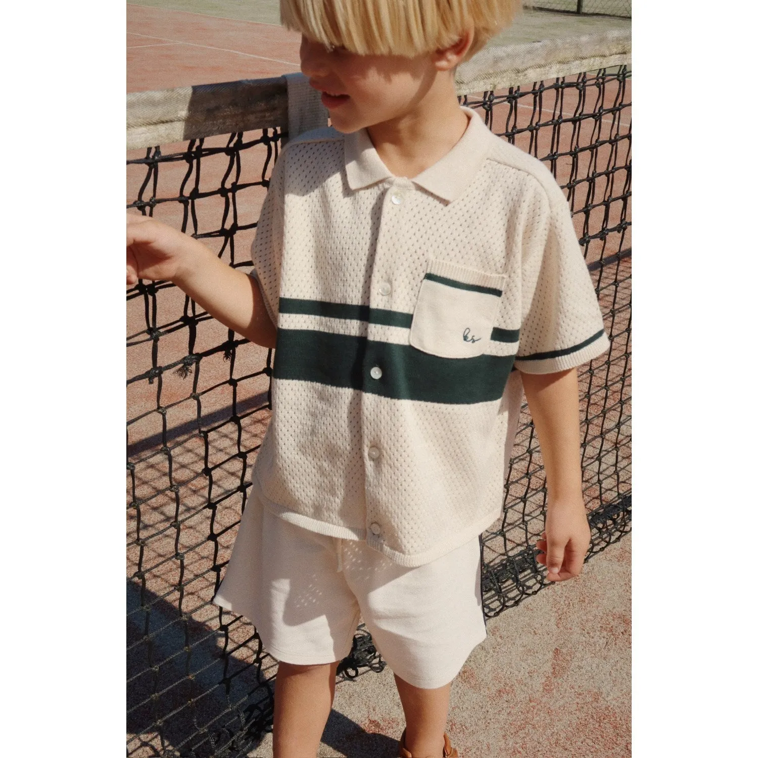 Konges Sljd Antique White Florian Shorts Gots