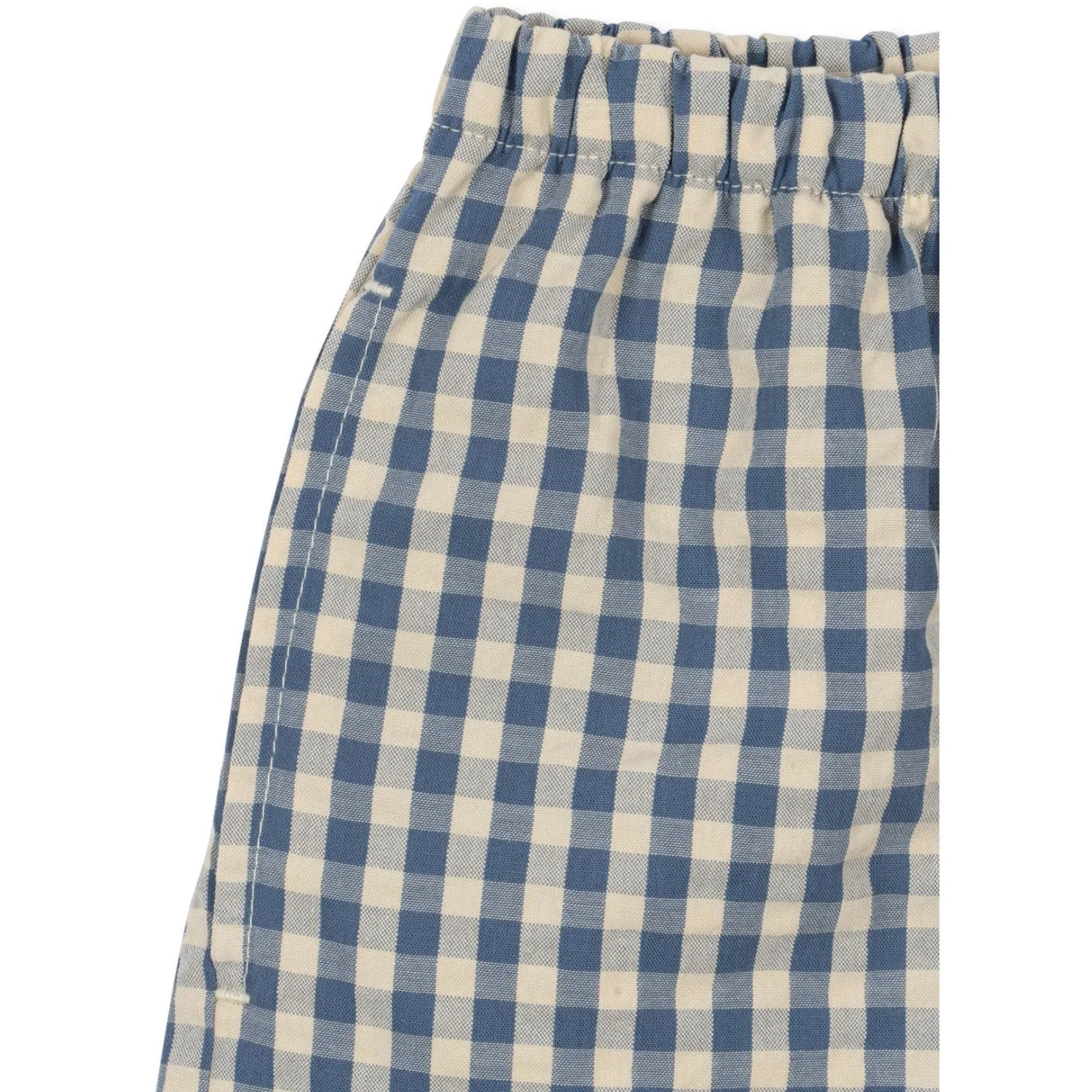 Konges Sljd Captains Blue Check Kim Shorts Gots