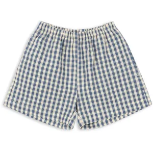 Konges Sljd Captains Blue Check Kim Shorts Gots