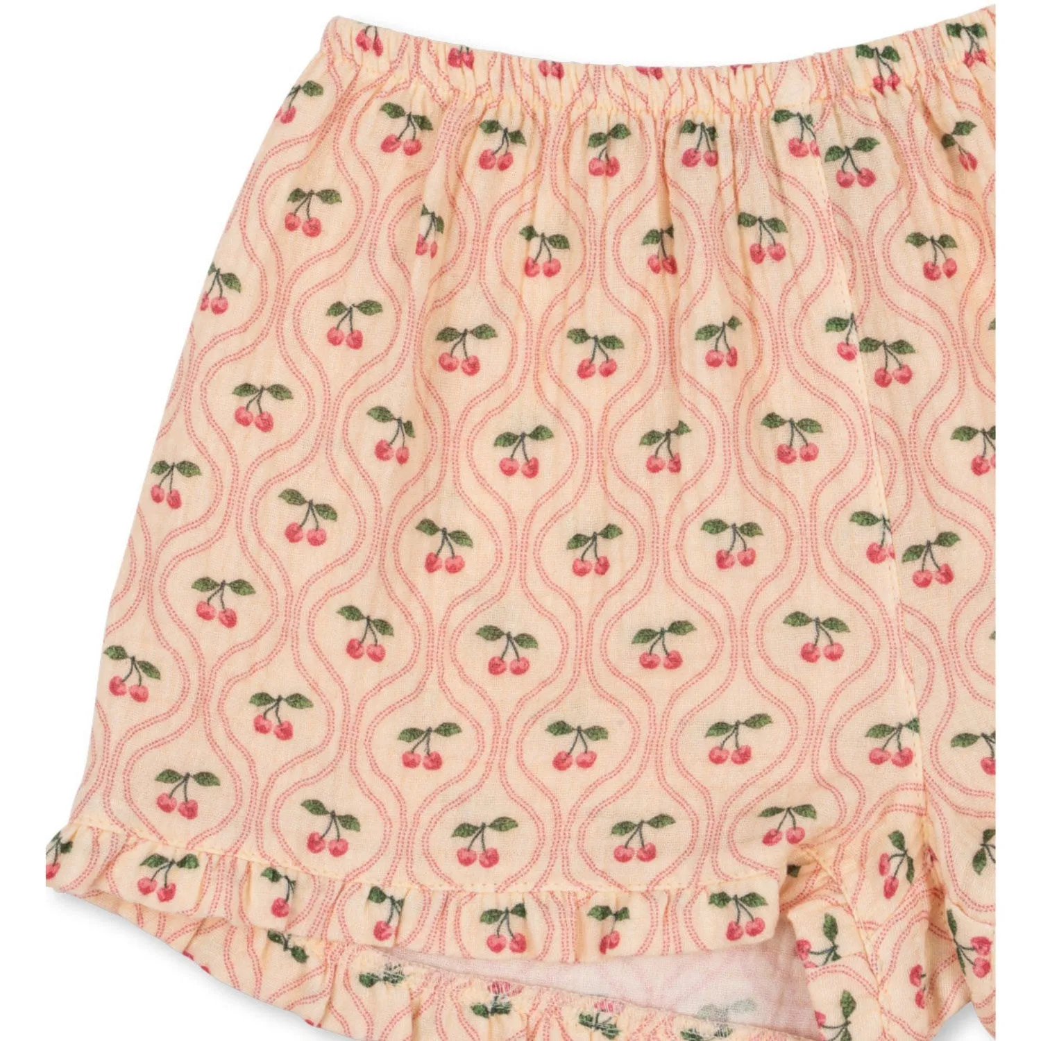 Konges Sljd Cherry Pink Motif Coco Shorts Gots