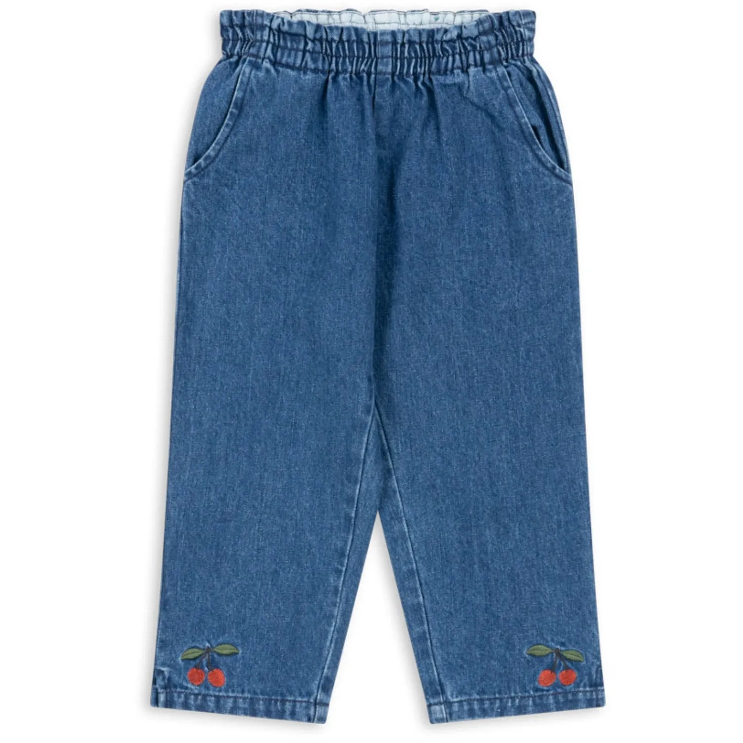 Konges Sljd Denim Blue Magot Frill Pants Gots