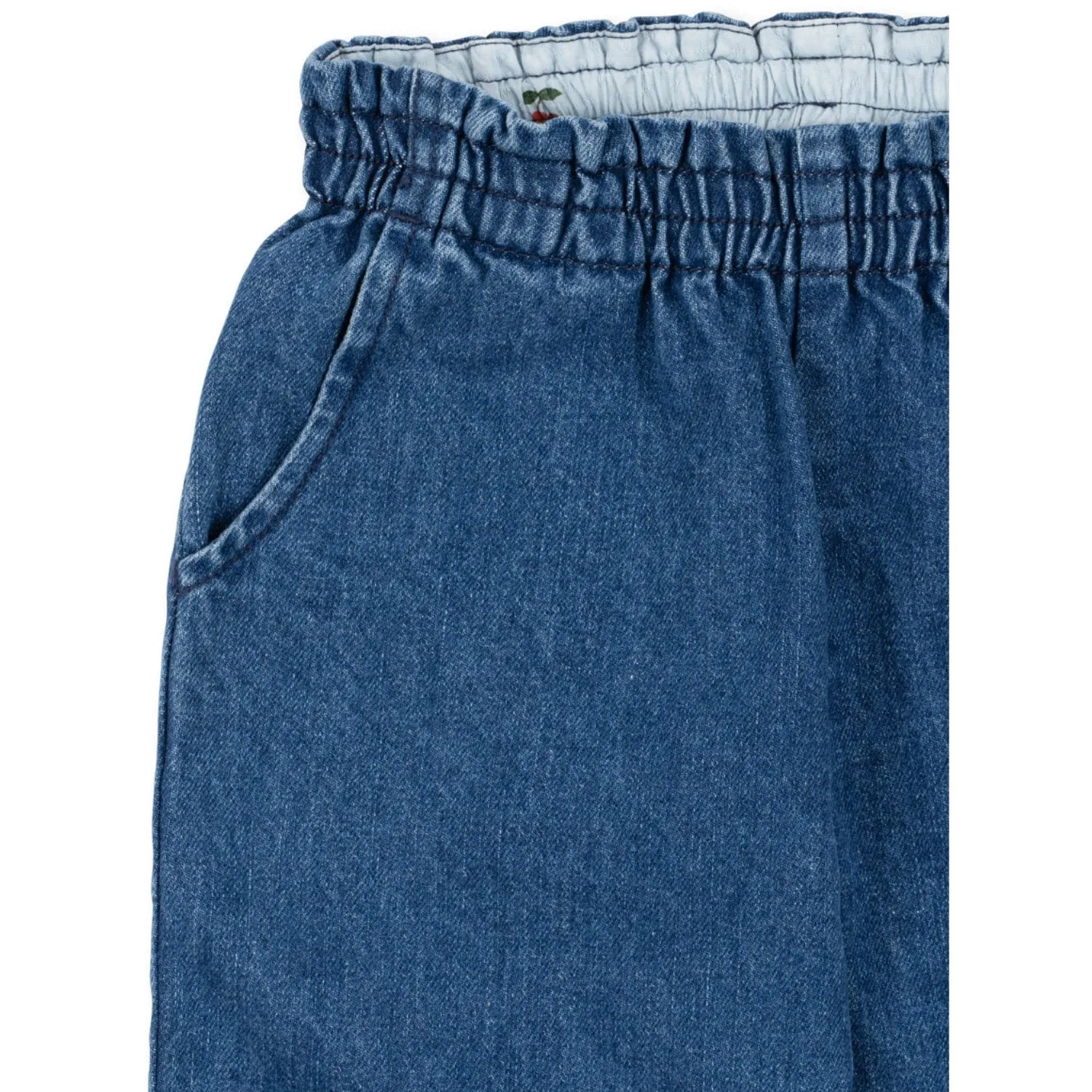 Konges Sljd Denim Blue Magot Frill Pants Gots