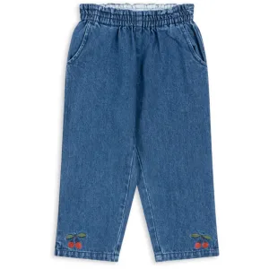 Konges Sljd Denim Blue Magot Frill Pants Gots