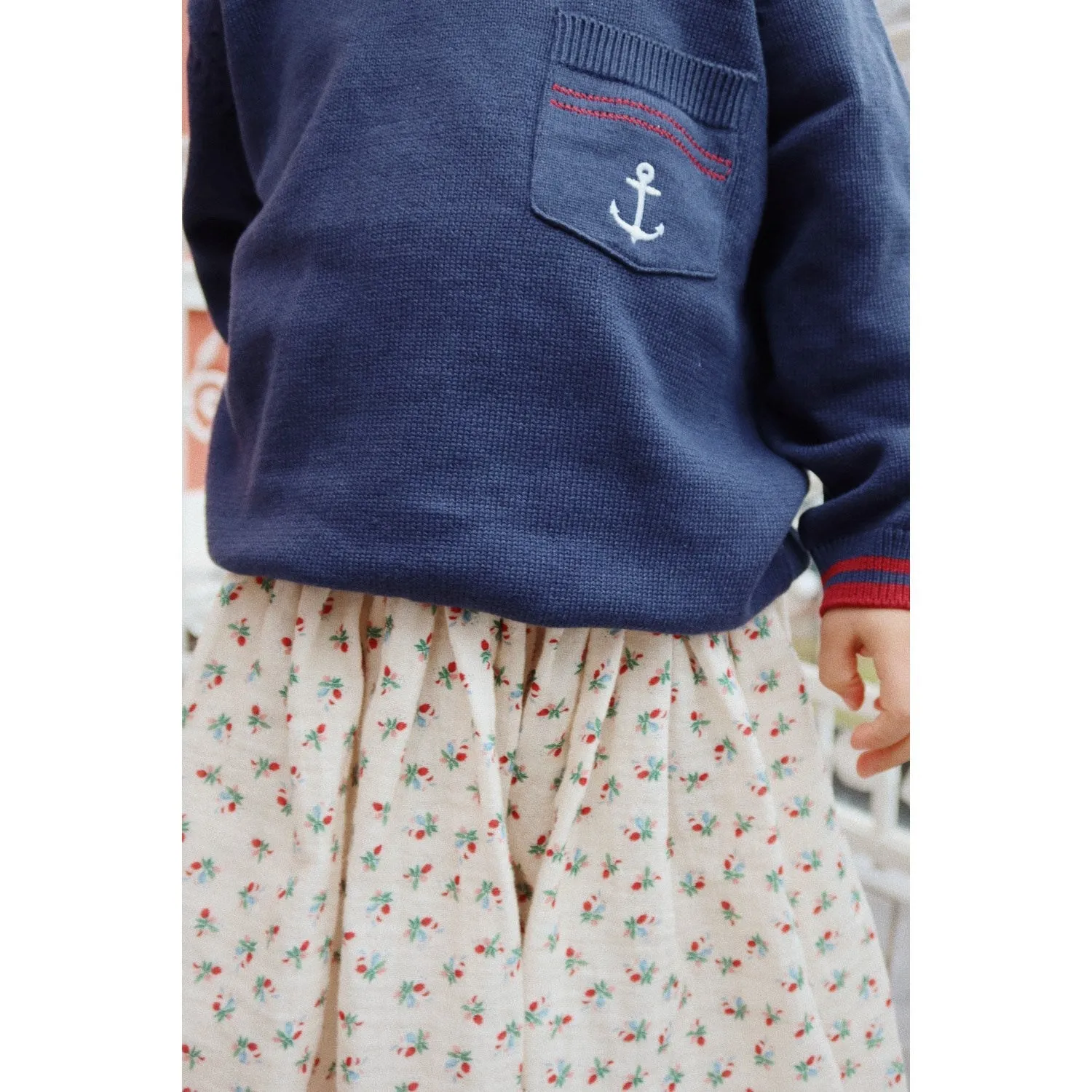 Konges Sljd Fleur Tricolore Coco Skirt Gots