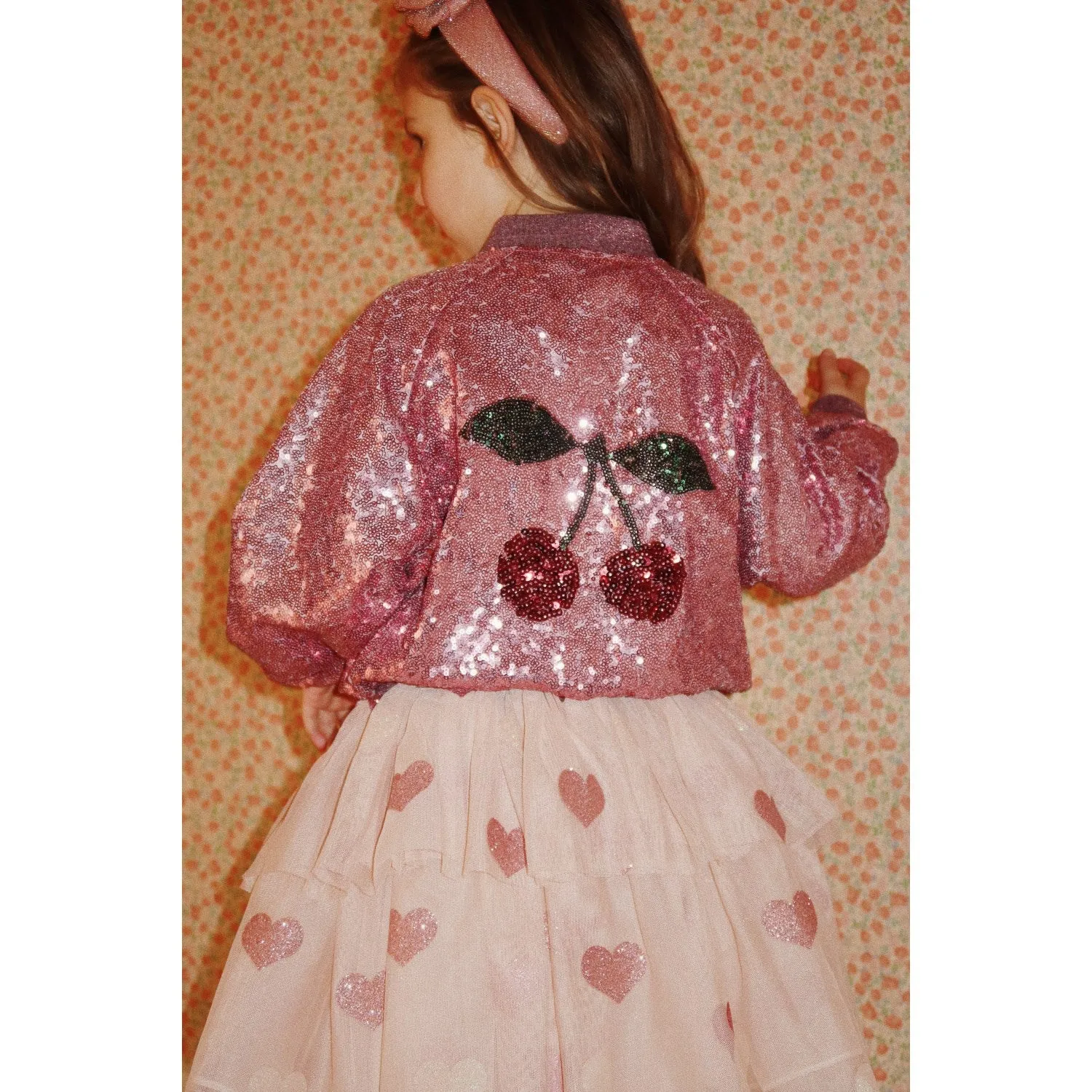 Konges Sljd Heart Rose Glitter Tullie Skirt