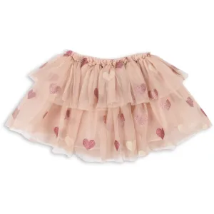Konges Sljd Heart Rose Glitter Tullie Skirt