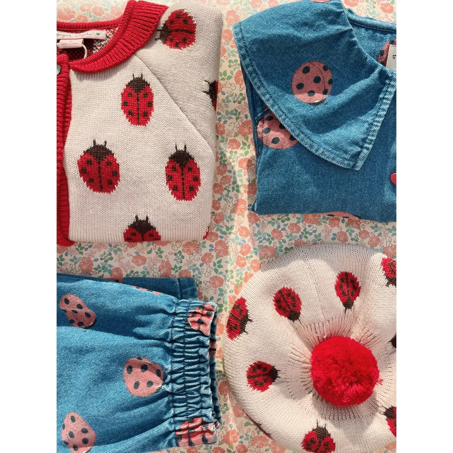 Konges Sljd Ladybug Magot Ladybug Frill Pants Gots