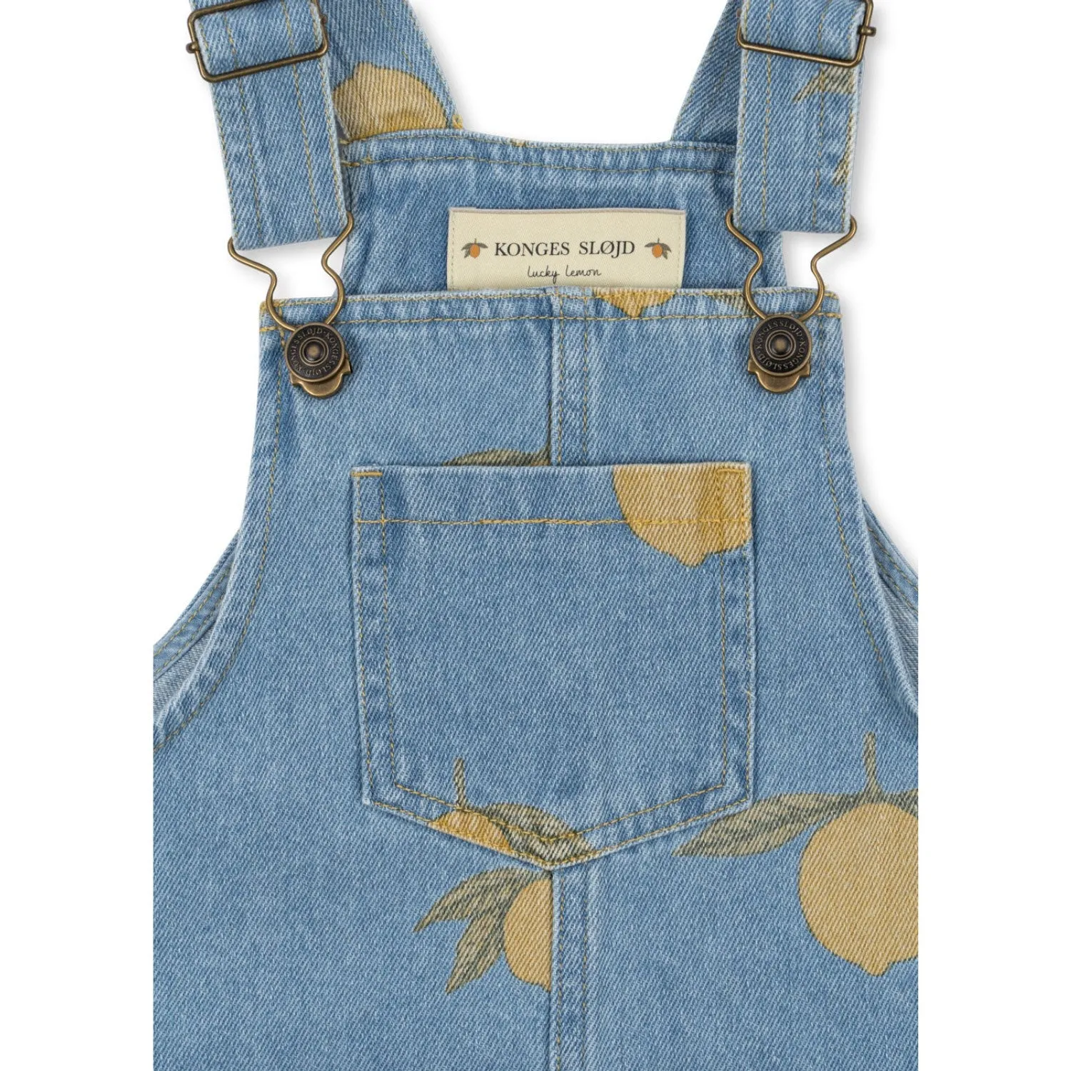 Konges Sljd Lemon Denim Magot Overalls Gots