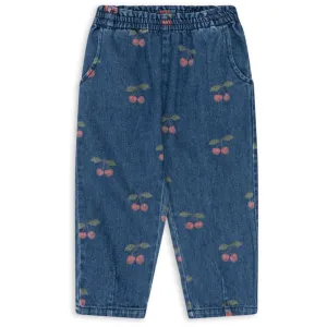 Konges Sljd Ma Grande Cerise Denim Magot Frill Pants Gots