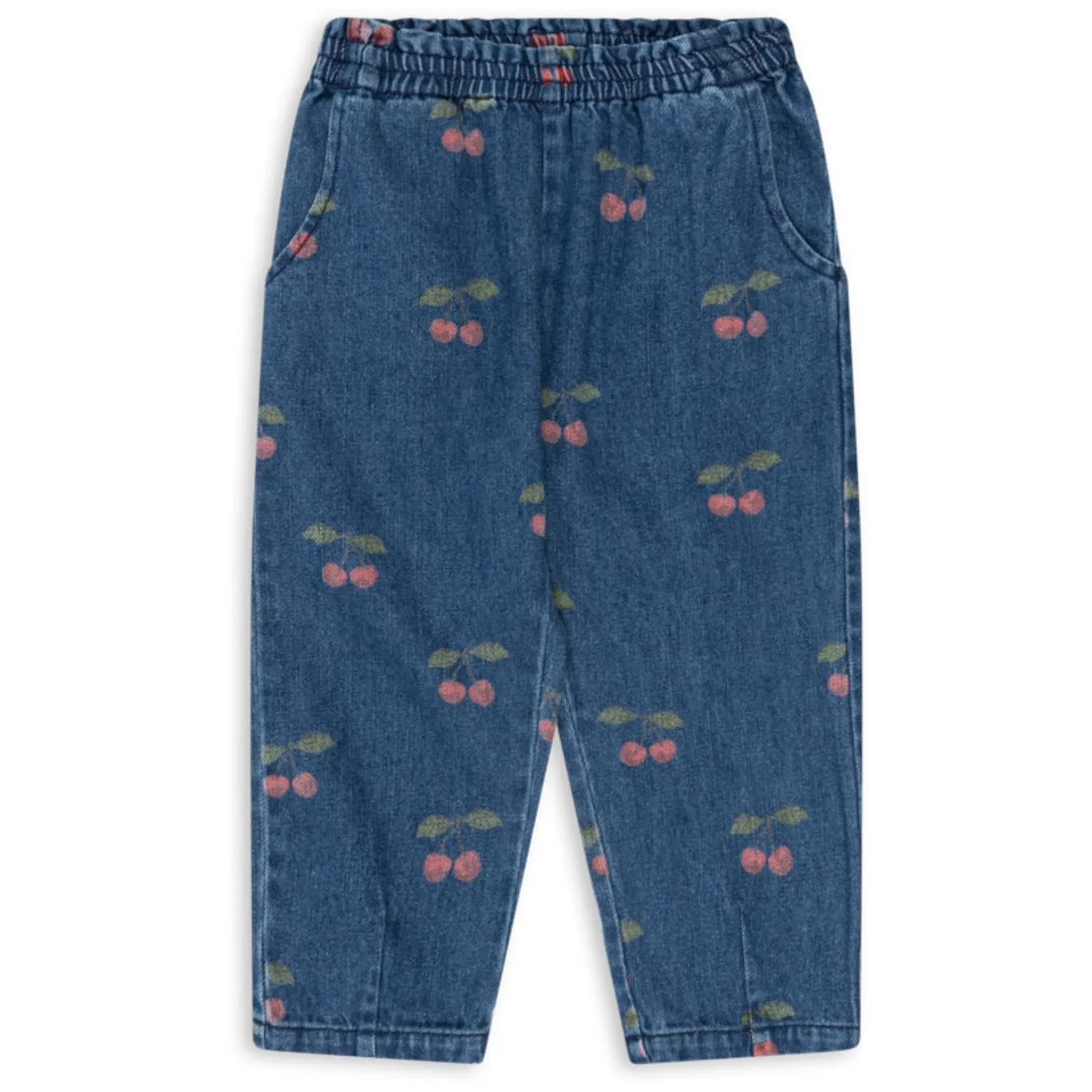 Konges Sljd Ma Grande Cerise Denim Magot Frill Pants Gots