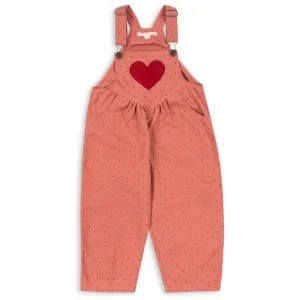 Konges Sljd MahAndany Dot Nola Heart Overalls GOTS