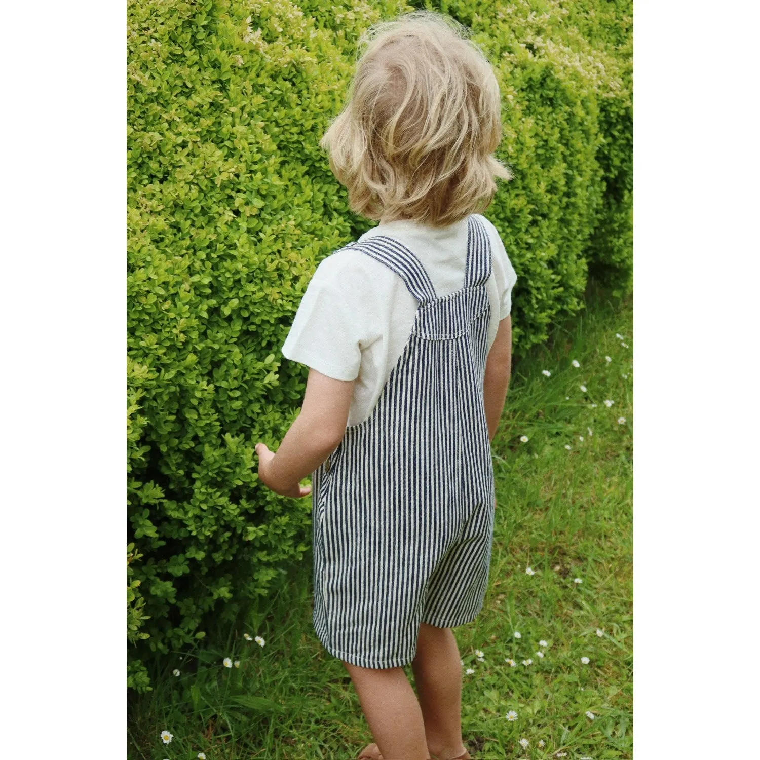 Konges Sljd Naval Stripe Fender Overalls Gots