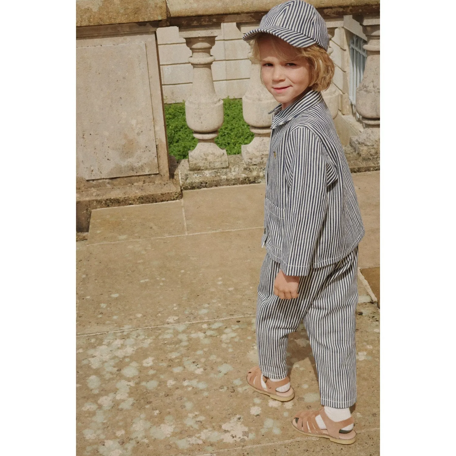 Konges Sljd Naval Stripe Fender Pants Gots