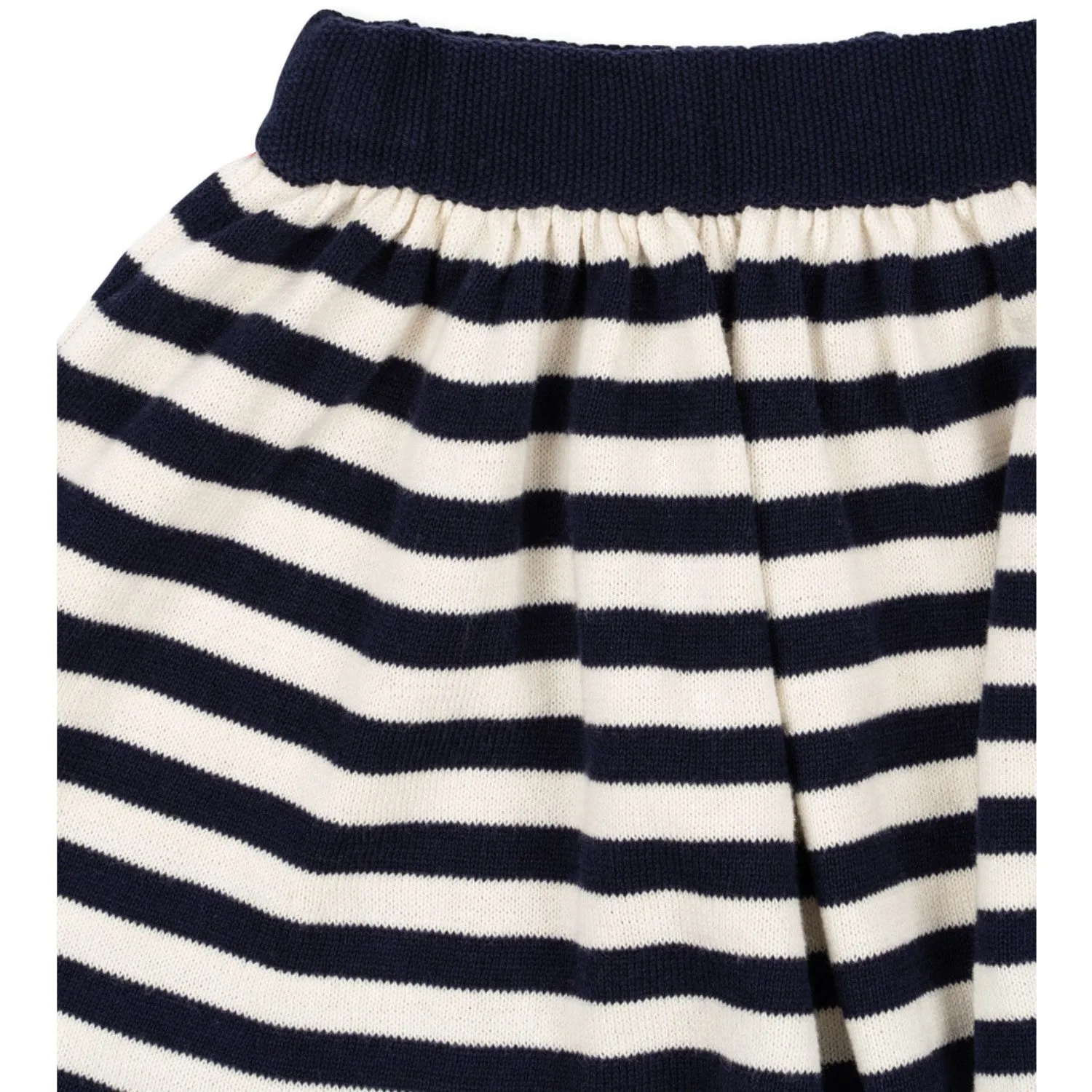 Konges Sljd Navy Stripe Venton Knit Skirt Gots