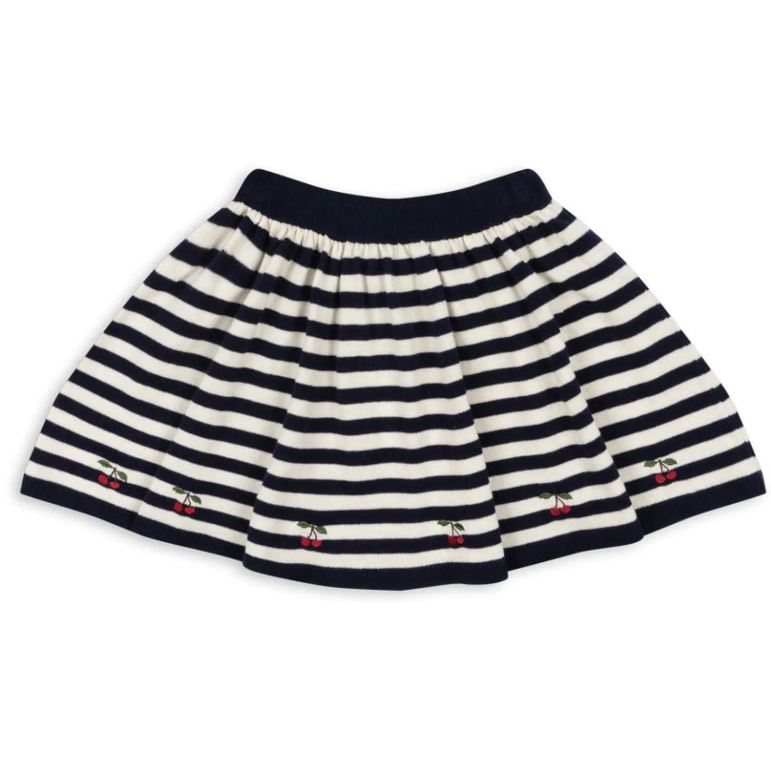 Konges Sljd Navy Stripe Venton Knit Skirt Gots