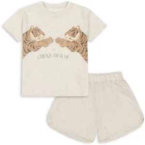 Konges Sljd Off White Melange Famo Set