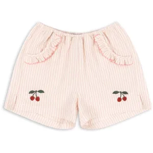 Konges Sljd Peony Stripe Ellie Frill Shorts Gots