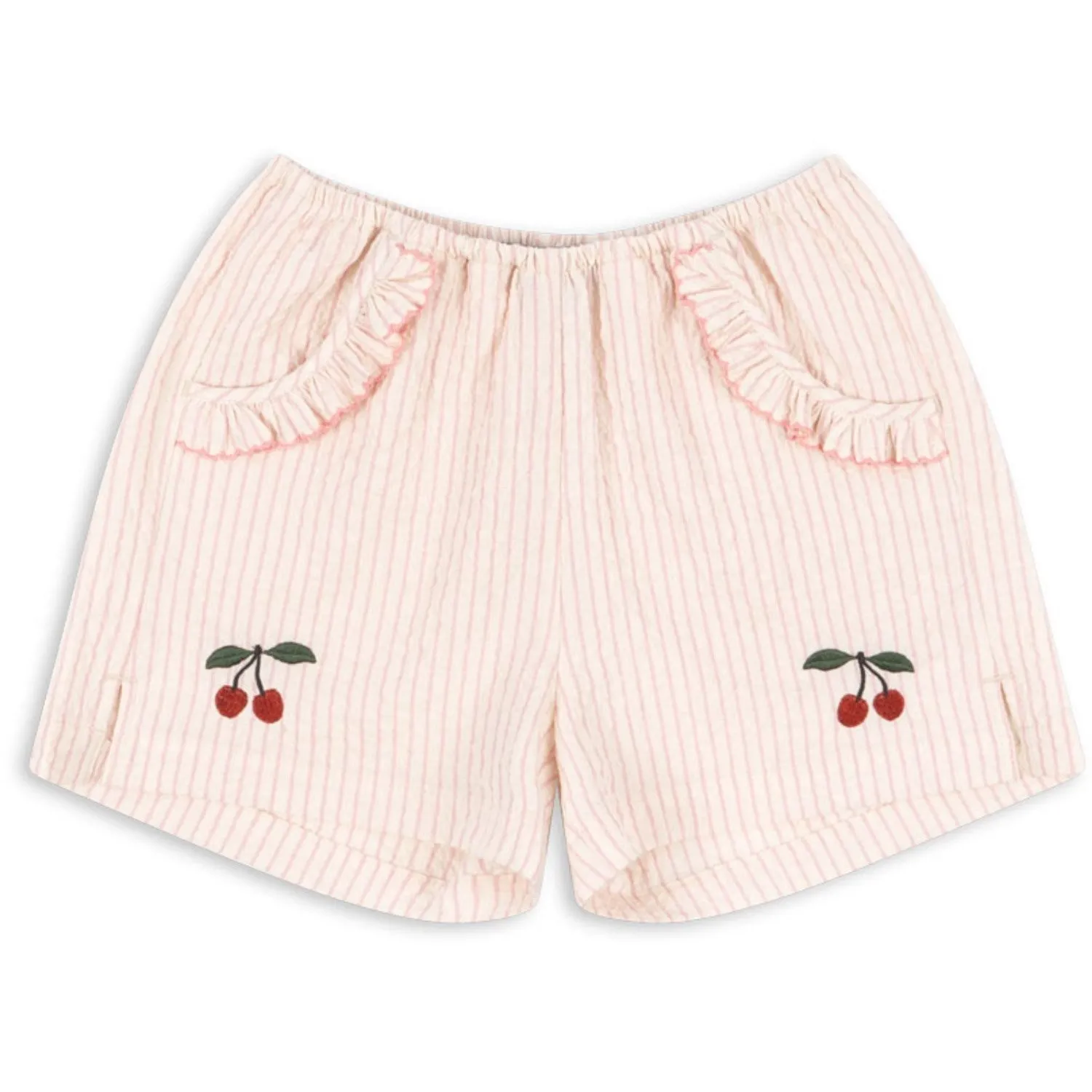 Konges Sljd Peony Stripe Ellie Frill Shorts Gots