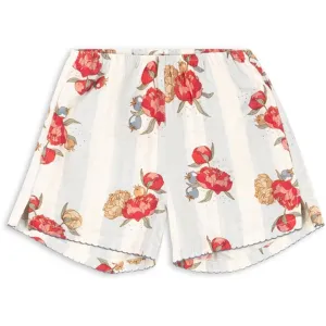Konges Sljd Peony Stripe Kim Slit Shorts