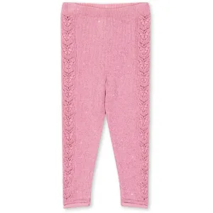 Konges Sljd Powder Pink Cabby Knit Pants