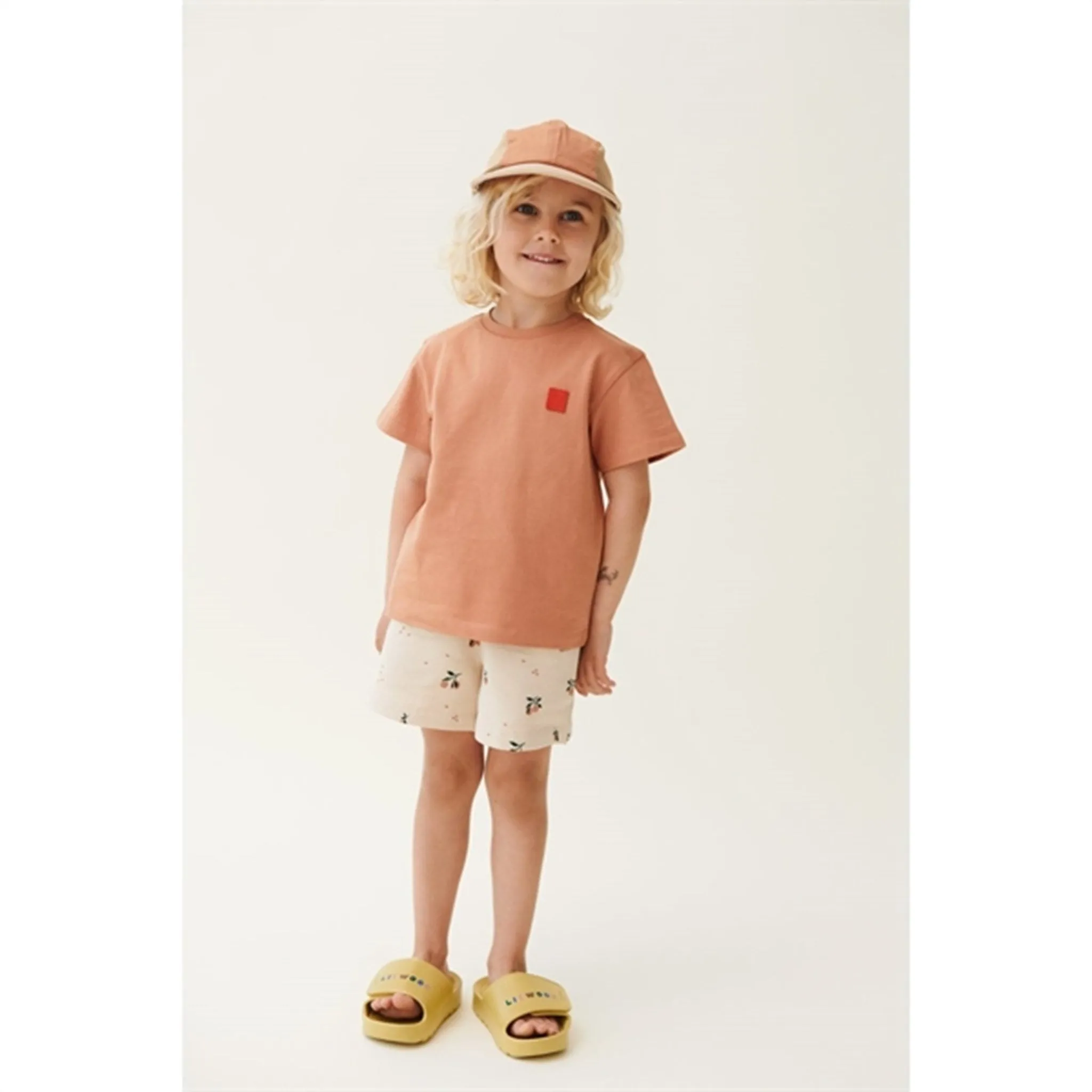 Liewood Peach/Sea Shell Gram Printed Sweat Shorts