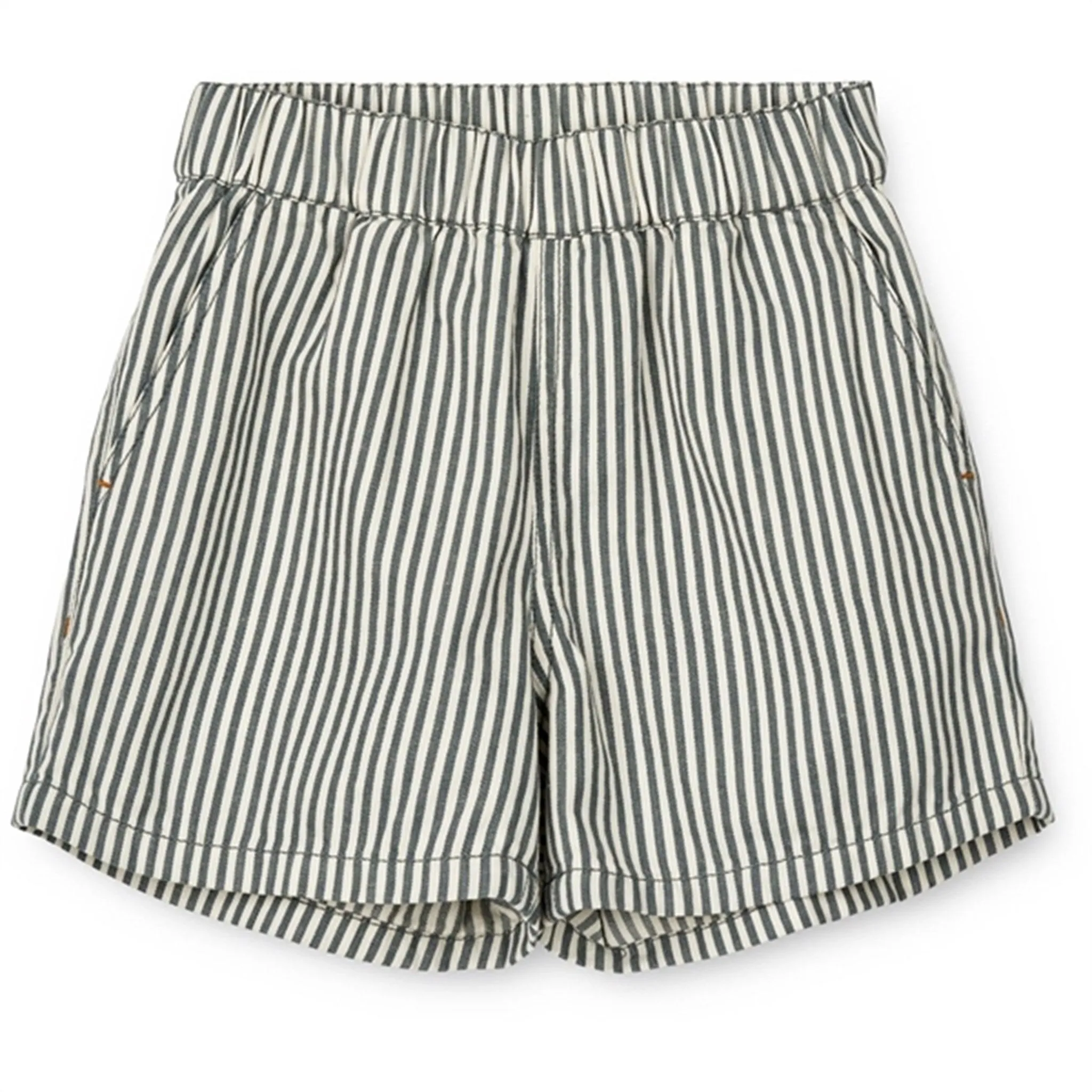 Liewood Y/D Stripe Whale Blue/Creme De La Creme Ayo Stripe Shorts
