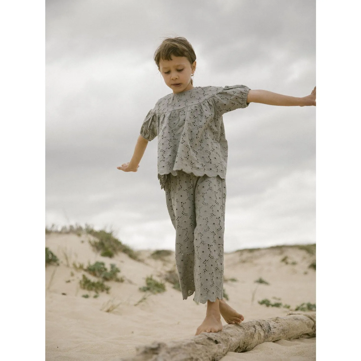 Lil'Atelier Forest Fog Dally Wide Pants