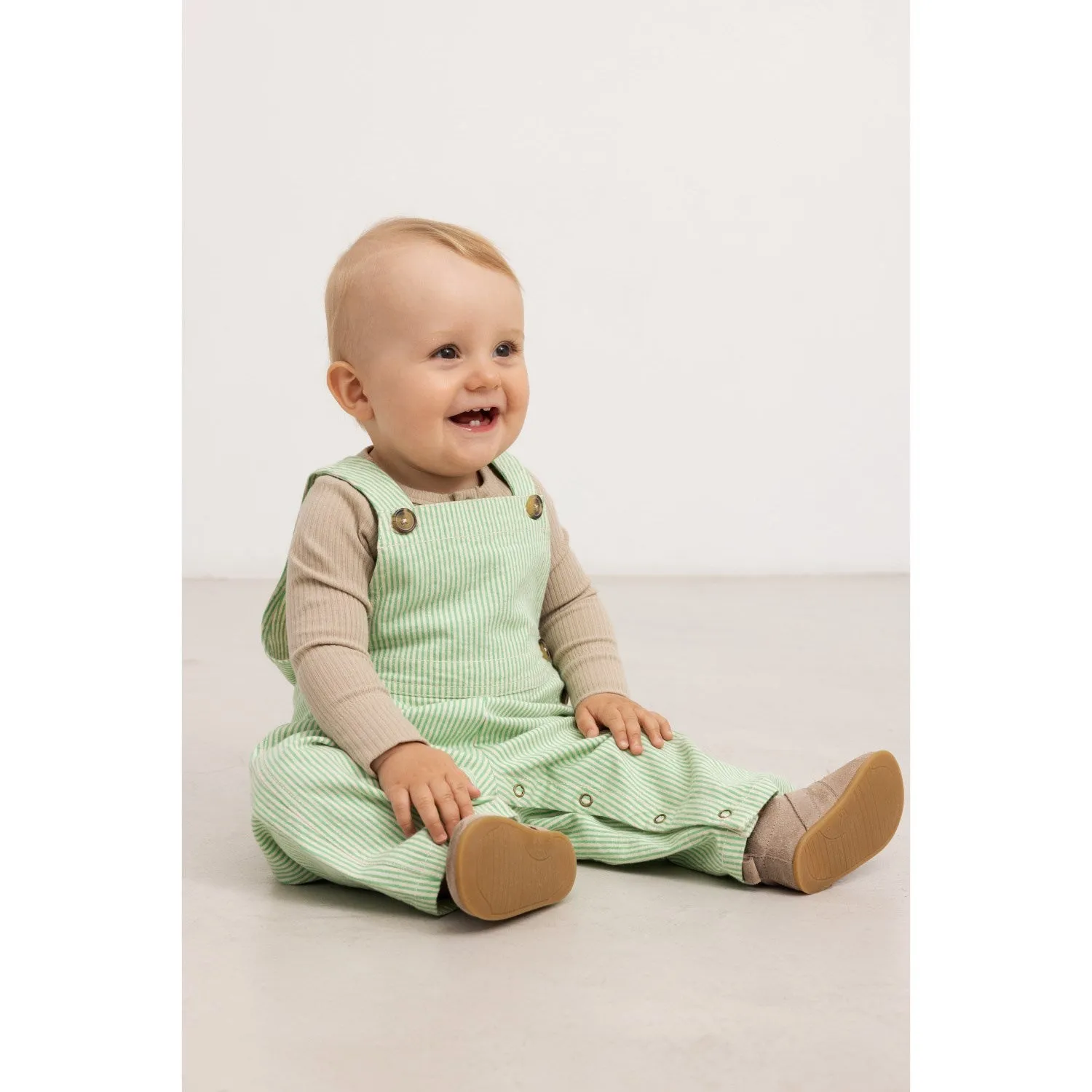 MarMar Soft Denim Cale Green Stripe Ruben Pants