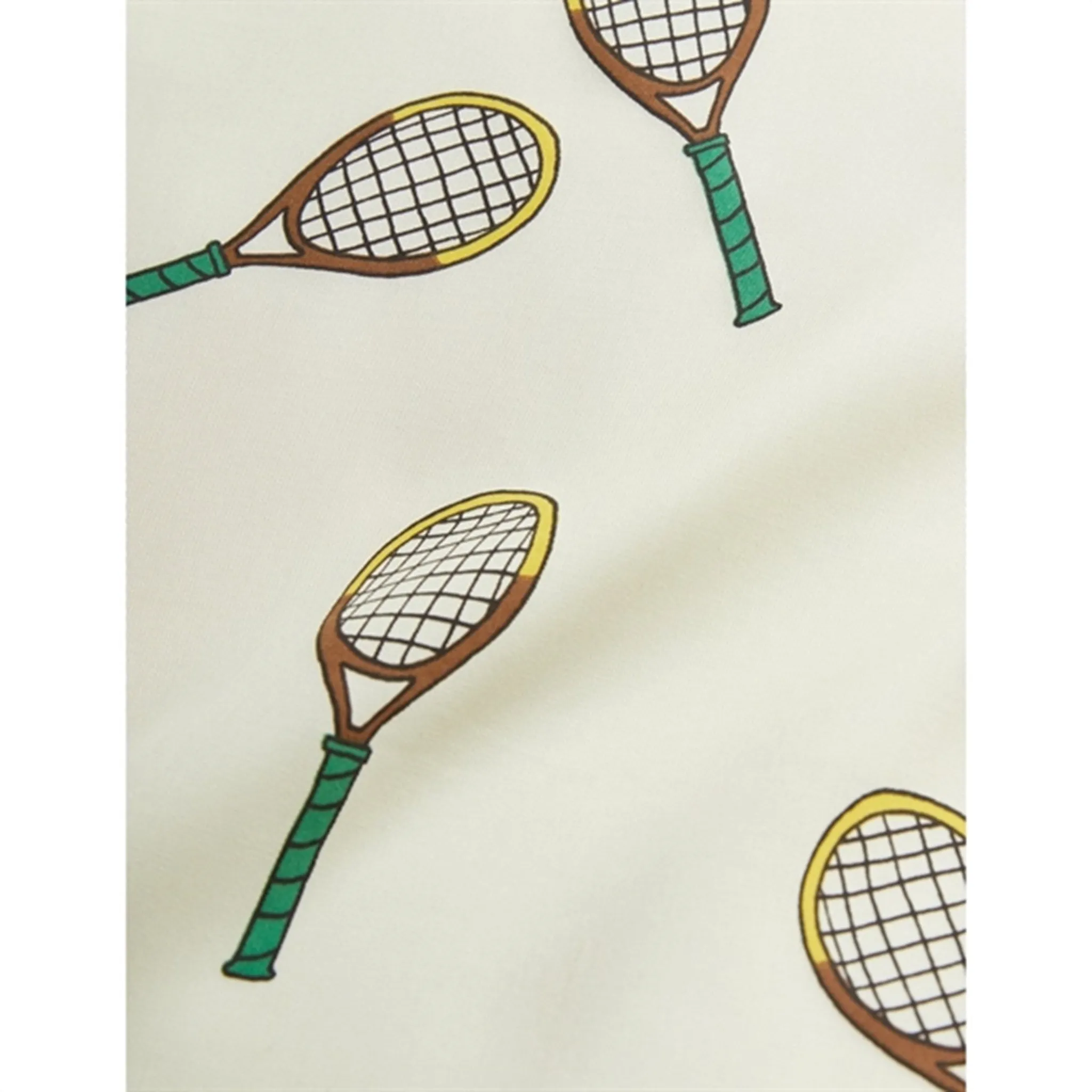 Mini Rodini Offwhite Tennis Aop Woven Shorts