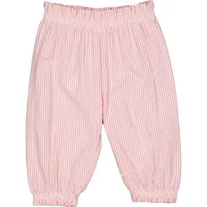 Msli Balsam Cream/ Bubblegum Seersucker Stripe Flared Pants Baby