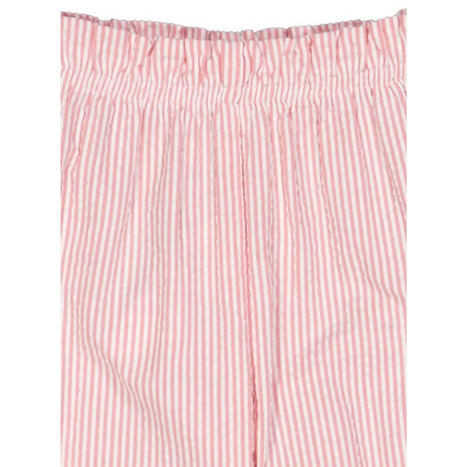 Msli Balsam Cream/ Bubblegum Seersucker Stripe Flared Pants Baby