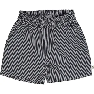 Msli Balsam Cream/Night Blue Poplin Strip Pocket Shorts