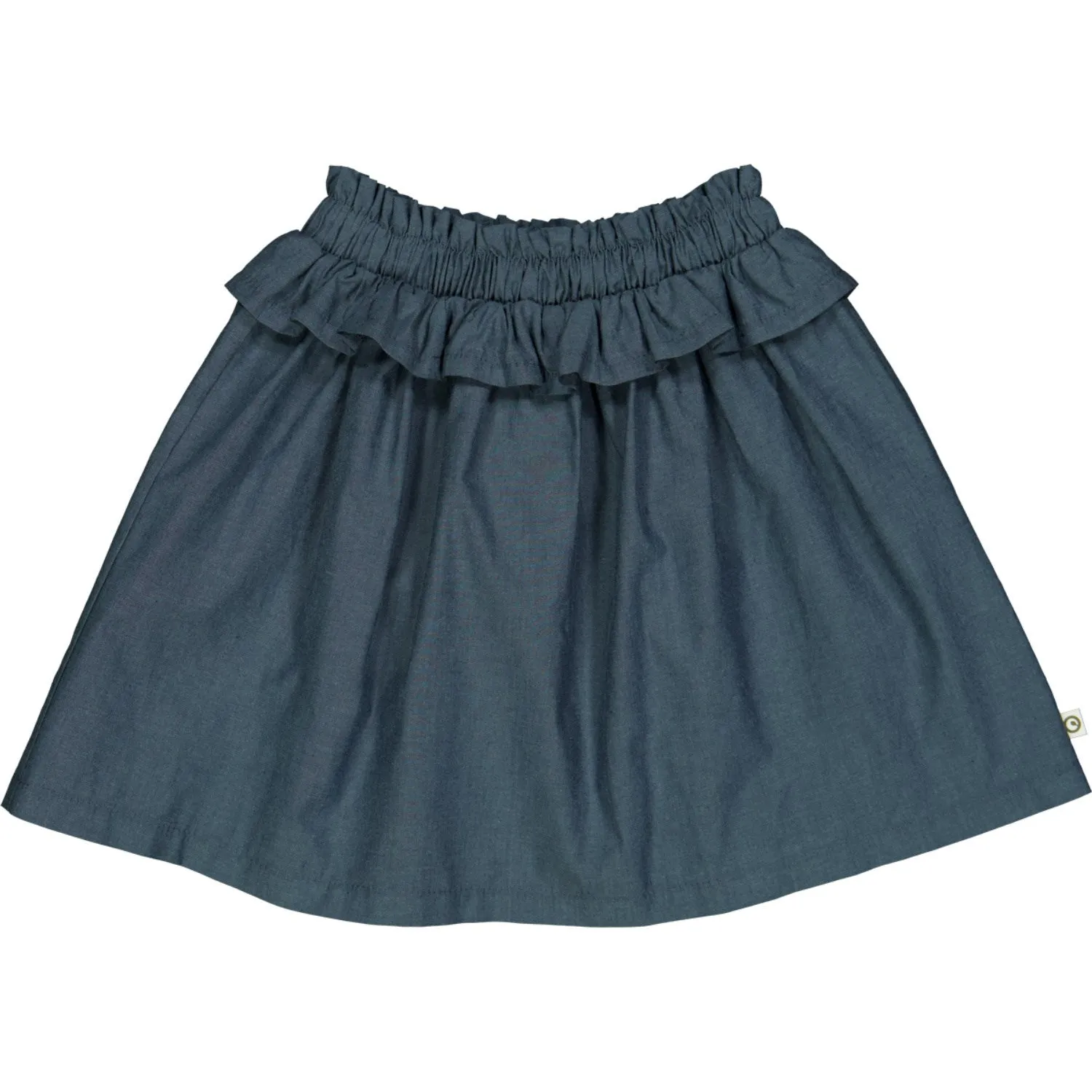 Msli Chambray Chambray Frill Skirt