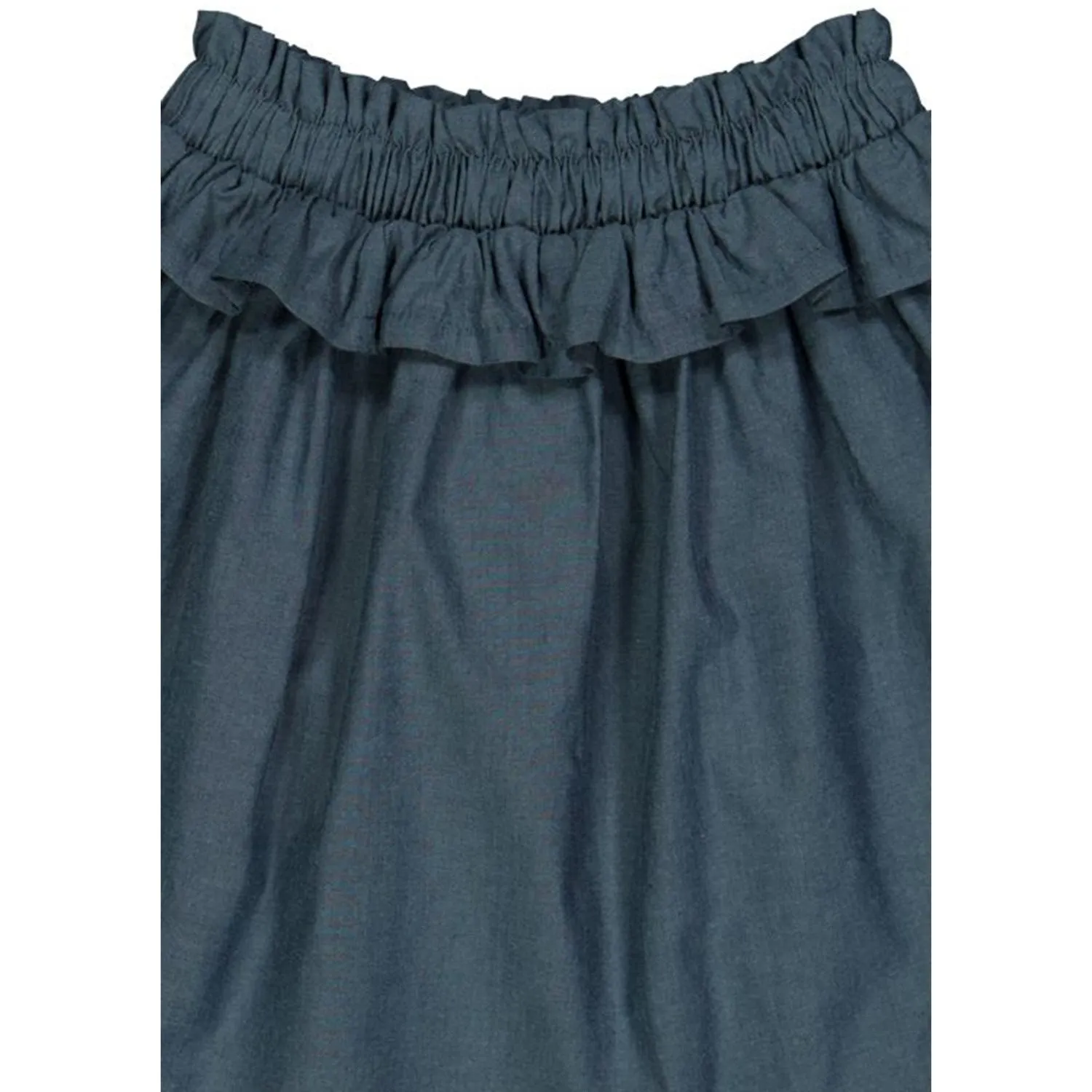 Msli Chambray Chambray Frill Skirt