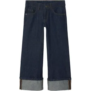 Name It Dark Blue Denim Unwashed Nkfrose Wide Jeans 4795-Ac J