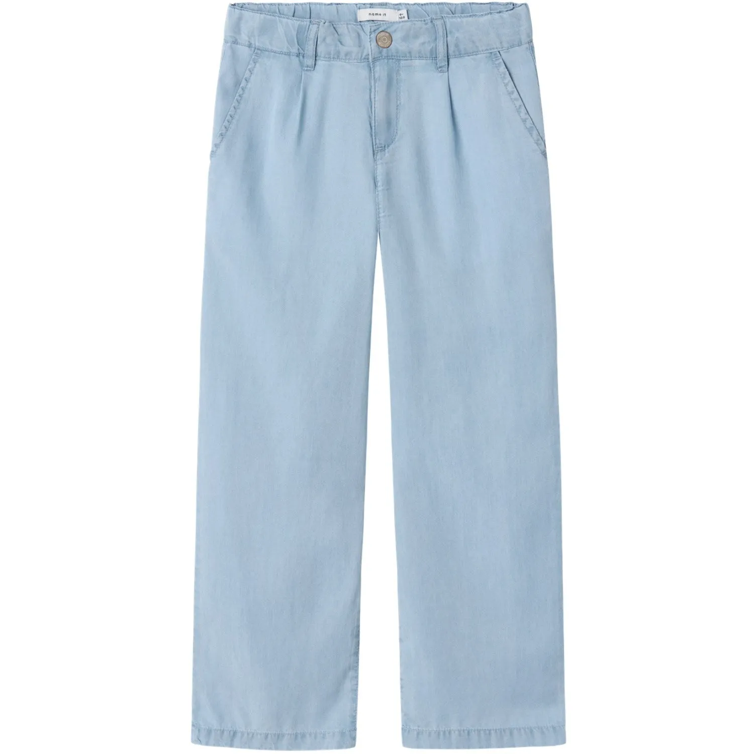 Name It Light Blue Denim Rose Wide Jeans